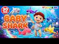 BABY SHARK Nursury Rhyme| Non Stop 30 min Loop Kids Songs | @TinyTales_jr
