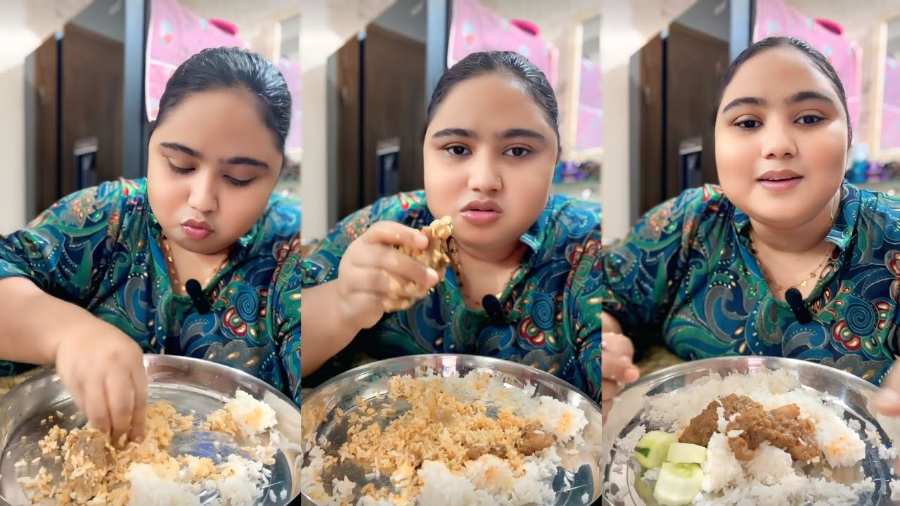 হরিণের🦌🦌 গোস্ত দিয়ে কিভাবে তিন কেজি ওজনের ভাতের লোকমা ধরি দেখুন😁