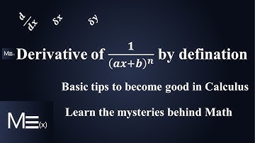 Differentiation |Derivative by definition of 1/(ax+b)^n |FSc Part 2 Math Ch 2 Exercise 2.2 |MExpert