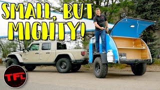 Don't Let Its Size Fool You: This Tiny Teardrop Camper Trailer Will Take You Anywhere!