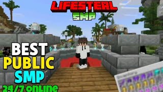 Best Minecraft Public Lifesteal Smp 🥳 | 24/7 Online | Java + Bedrock |  Cracked 1.21! 