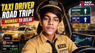 I Became a Taxi Driver 🚖 | Mumbai to Delhi Road Trip in Race Max Pro! 😱 screenshot 1