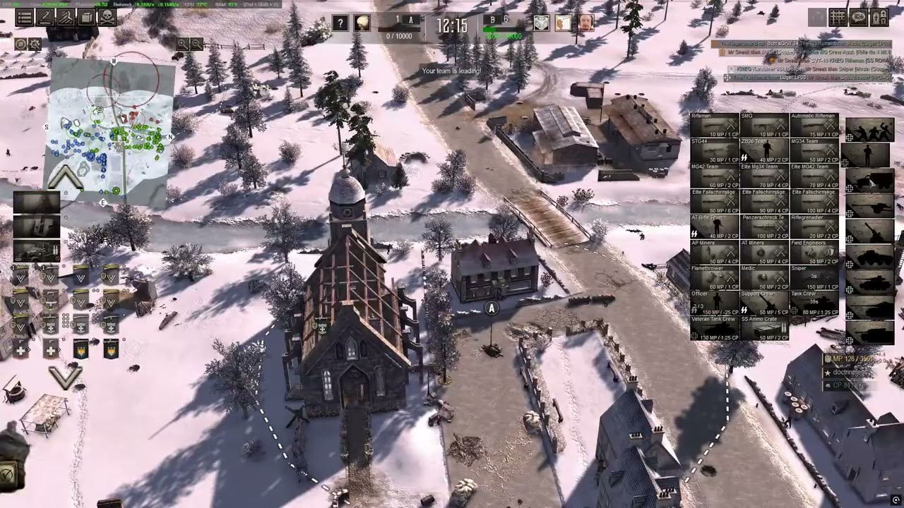 Ukrainians and AT guns dominate the front 0.3.5 - Gates of Hell - Project Realism Mod, 2v3, Bastogne