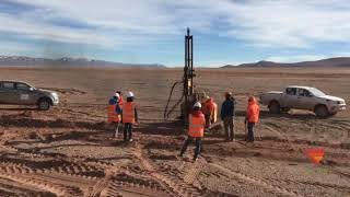 Ensayos De Hinca Y Carga En Olacapato, Argentina