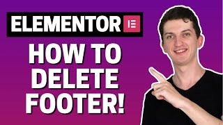 How To Delete Footer In Elementor