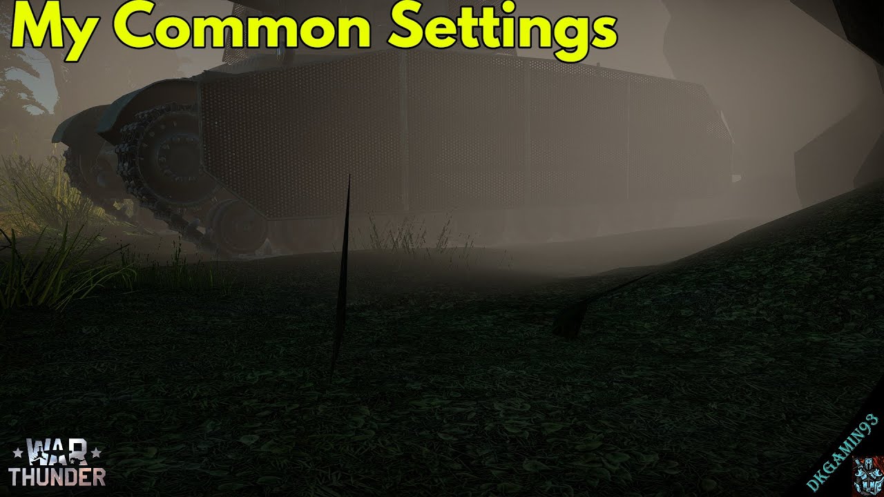 My Common Settings on War Thunder