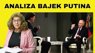 Analiza bajek Putina, wywiad Putina - dr Ewa Kurek