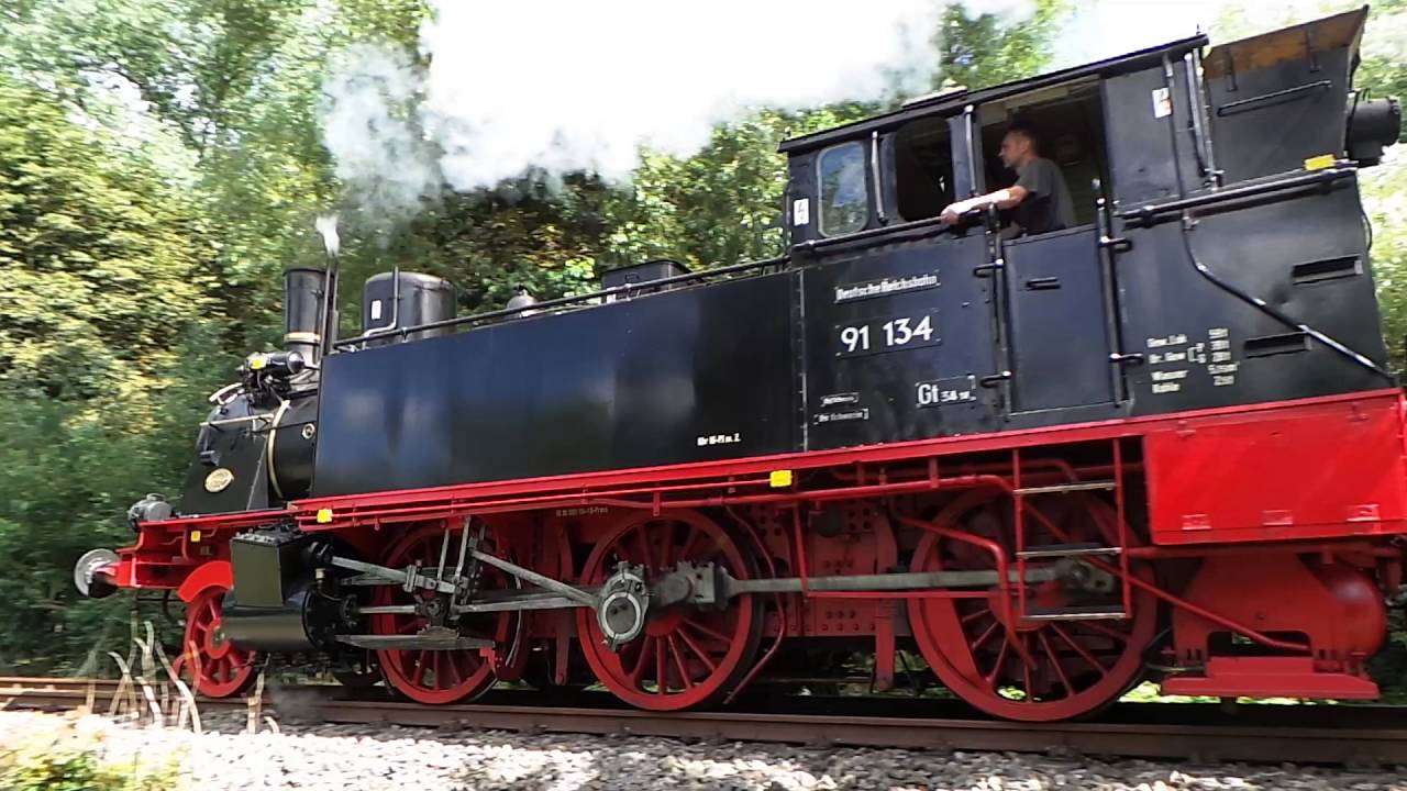 Dampflok BR 91 in Ladebow 2016-07-17