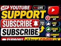 new youtubes support live subscribe to subscribe
