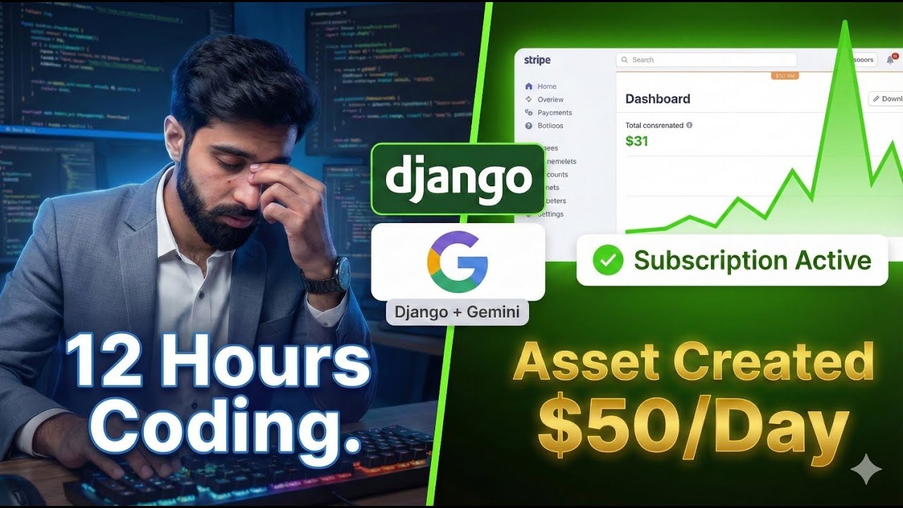 I Built a $50/Day Earning SaaS With AI in 12 Hours | Django + Gemini