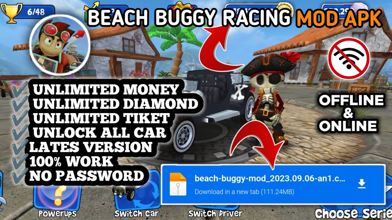 BEACH BUGGY RACING MOD APK YouTube