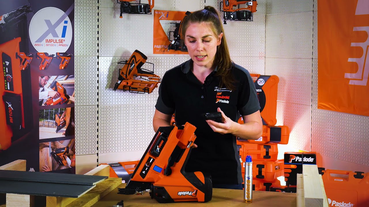 Tool-Training Paslode Impulse Nagelgerät IM90Xi Lithium