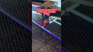 Anodized Arrow Laser Engraving on a MIRA7 🏹 | AEON Laser USA