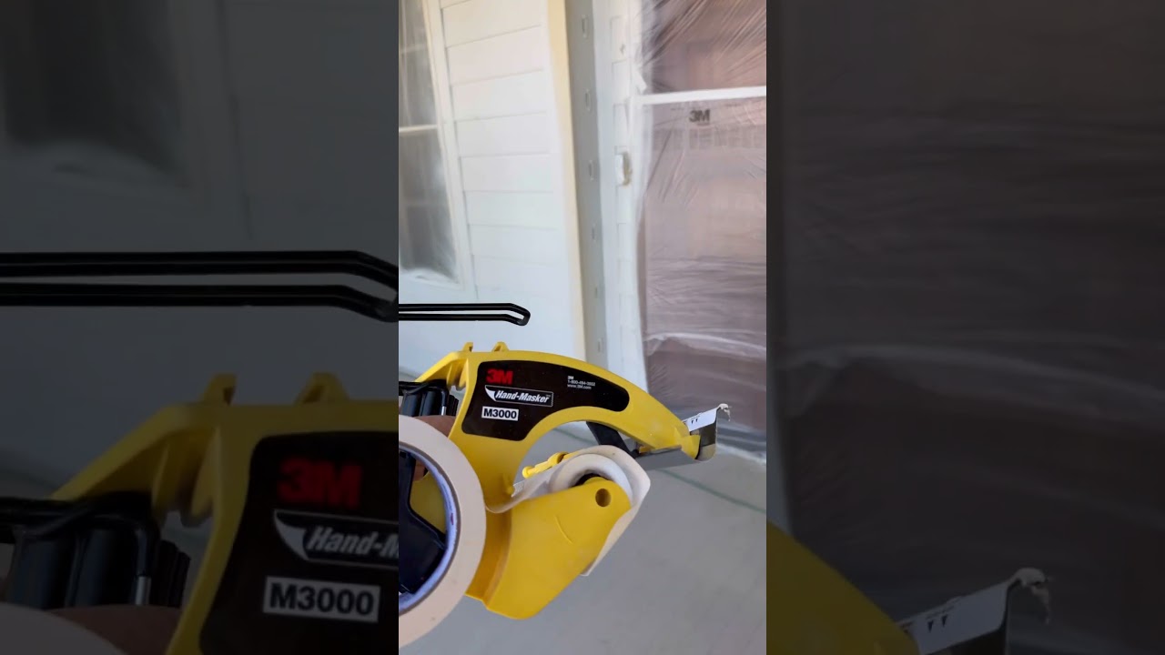 Как предотвратить попадание краски на окна 