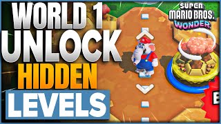 How To Unlock Secret Courses Levels In Pipe Rock Plateau In Super Mario Bros Wonder