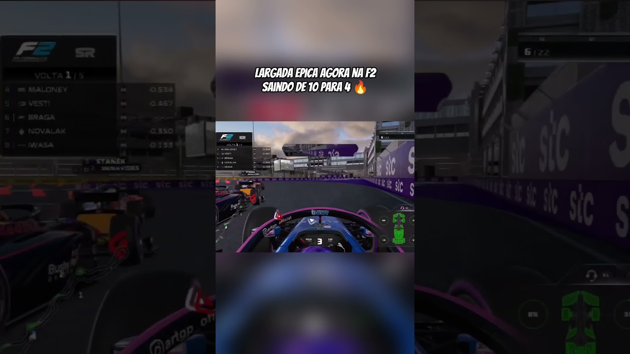 Uma bela largada no GP de Jeddah 