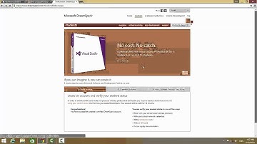 how to register and download programs from dreamspark