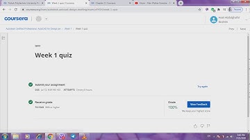 Autodesk certified Professional: AutoCAD coursera week2 quiz