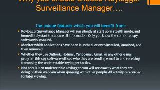 Keystroke Logger: How you can use a Keystroke Logger to spy on all PC activity!