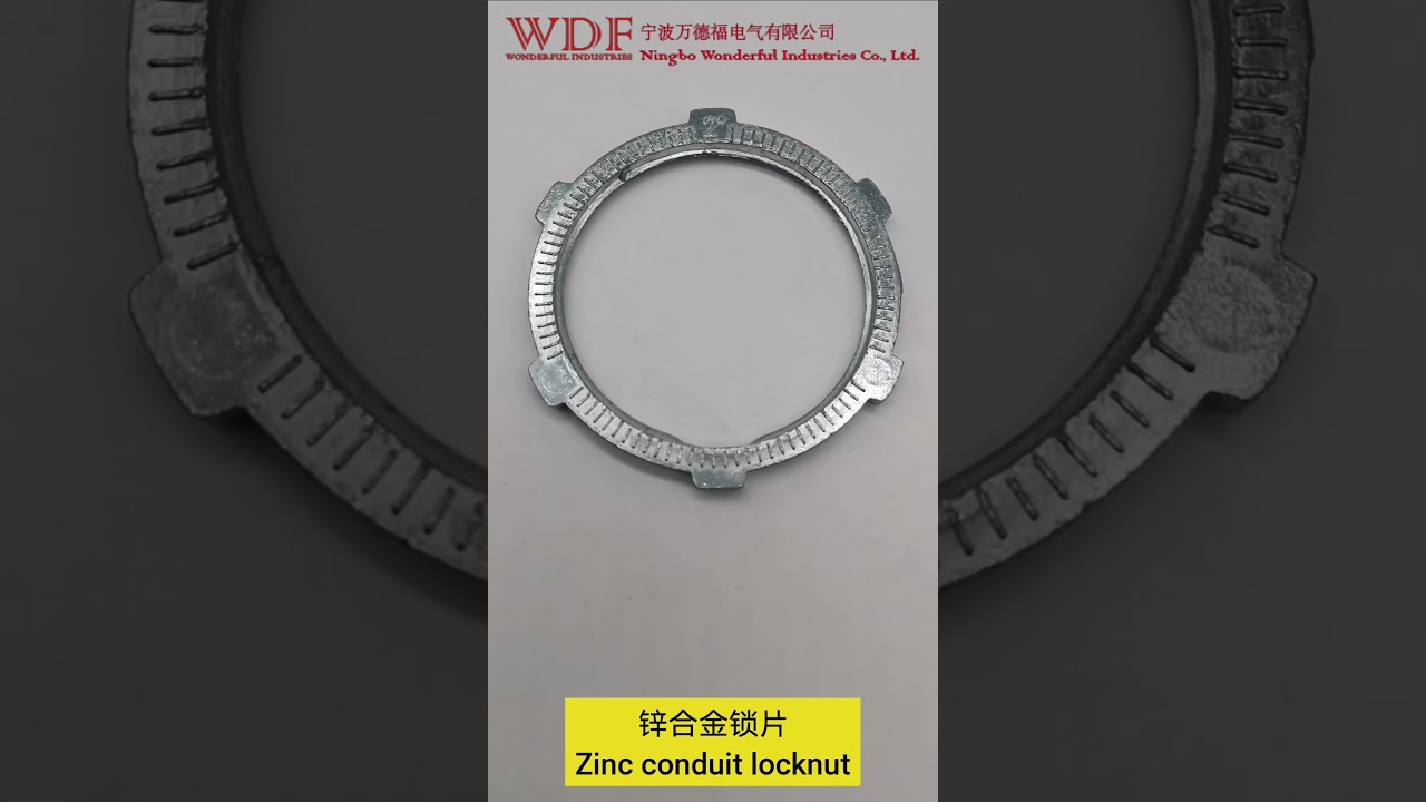 Zinc Conduit Locknut