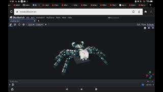 I made a sculk spider | Blockbench