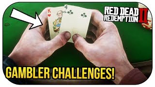 Red Dead Redemption 2: GAMBLER CHALLENGES 1-10! (*BEST METHODS*)