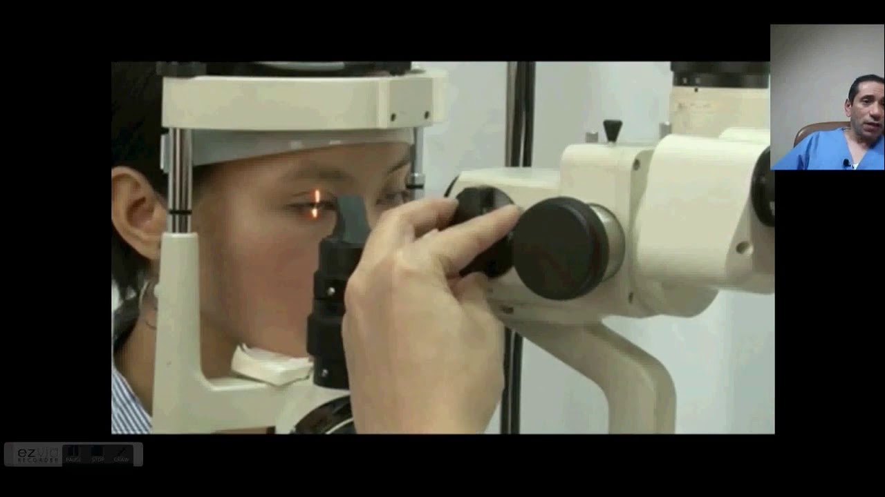 Slit lamp Exam of the cornea(Arabic)