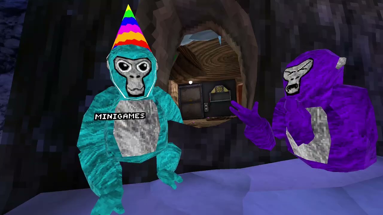 Being a mini games kid in gorilla tag