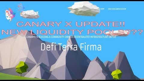 CANARYX NEW WEBSITE AND ROADMAP! HOW TO ADD CANARYX TOKEN TO BITFROST WALLET! CANARYX LIQUIDITY POOL