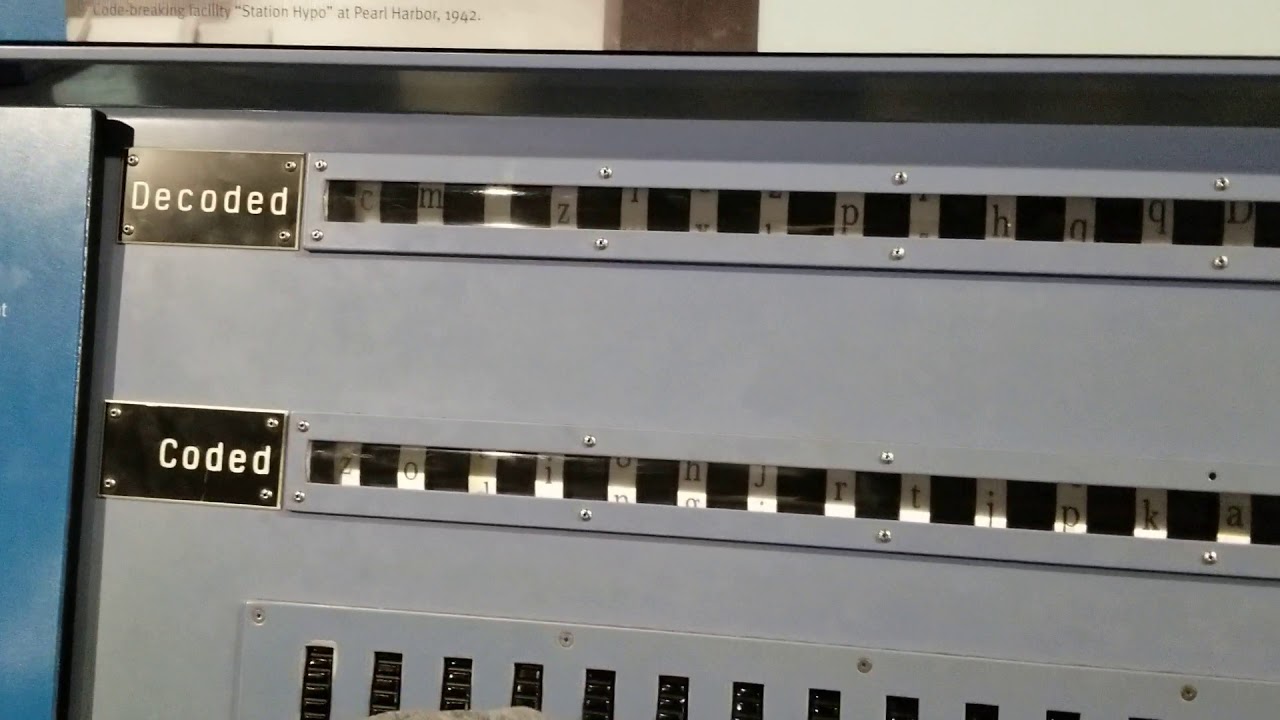 Code Breaking tools in Pearl Harbor days - YouTube