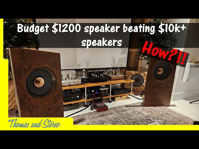 A high-end killer ultra budget speaker no one can buy. Room tour of HIFI CAVE Youtuber. class=