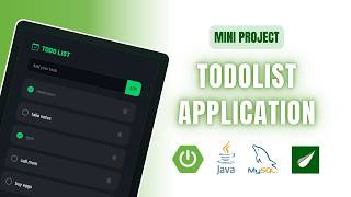 Xây dựng Todo List App với Spring Boot & MySQL