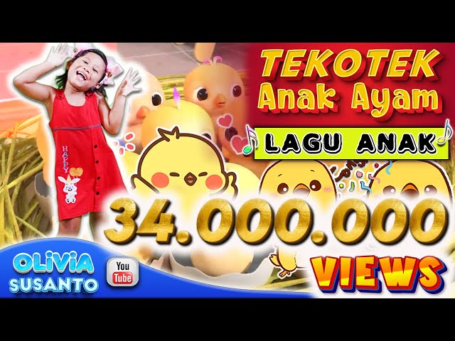 Tek Kotek (Anak Ayam) - artis Olivia Susanto (Official Music Video) #LaguAnak #laguayam class=