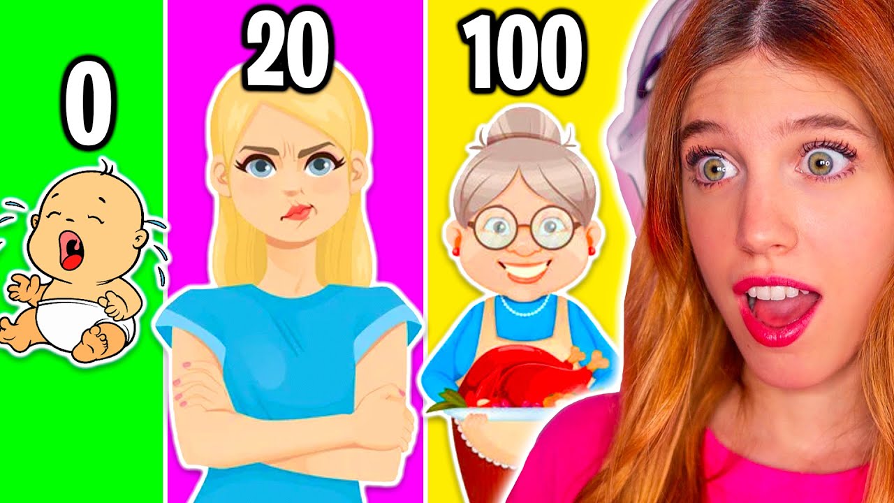 SIMULADOR de VIDA REAL de 0 a 100 AÑOS!! 👶🏻👩🏼👵🏻 | Laia Oli