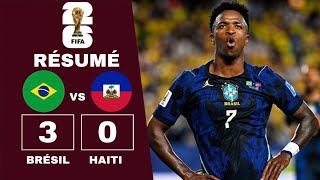 Brésil vs Haïti 3-0 Résumé | Coupe du Monde de la FIFA 2026