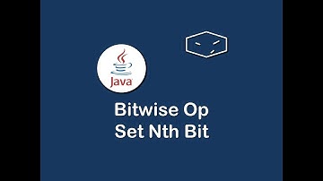 bitwise op set nth bit in java