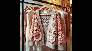 Beautiful Crochet Sweater 💝 #Knitted #Crochet #Knitting #Crochetlove #Design #Ideas