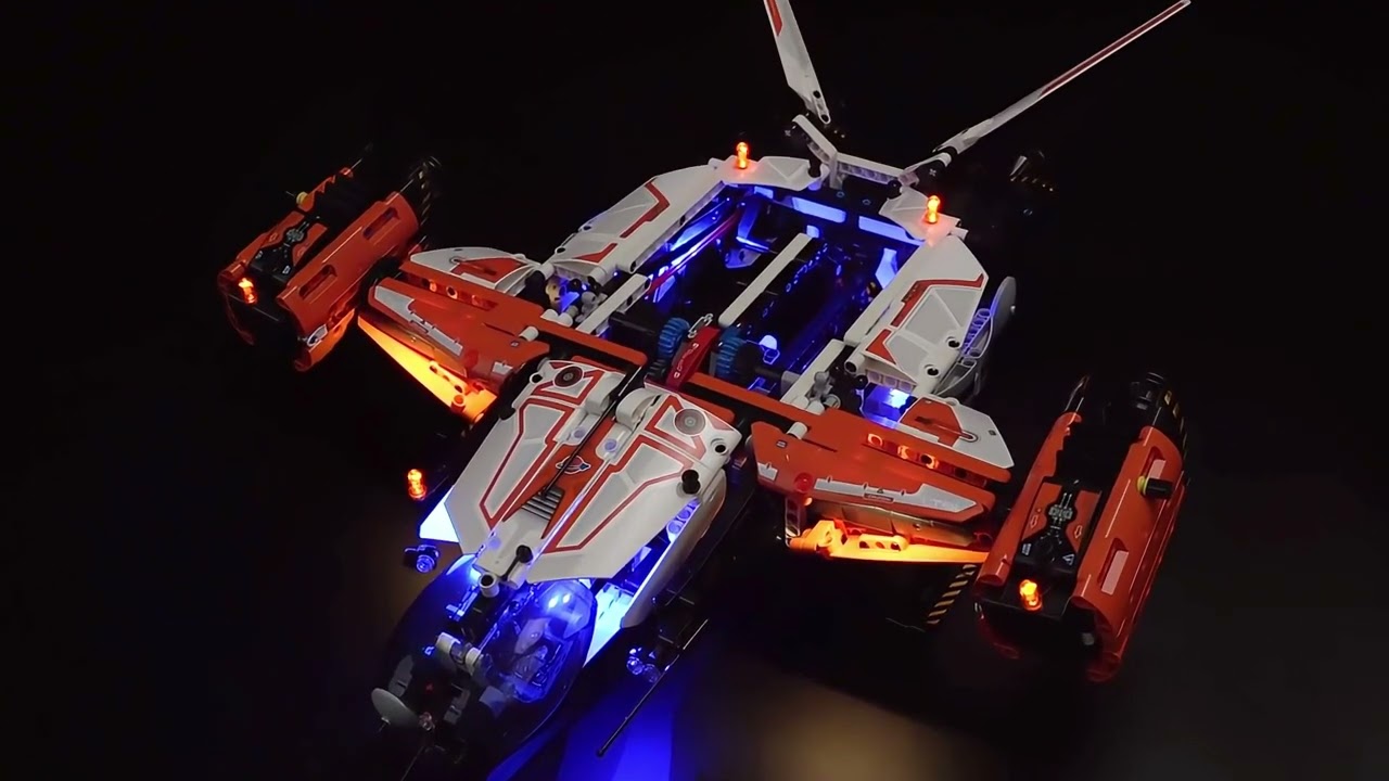 Brick Shine - Light Kit for Lego VTOL Heavy Cargo Spaceship LT81 42181