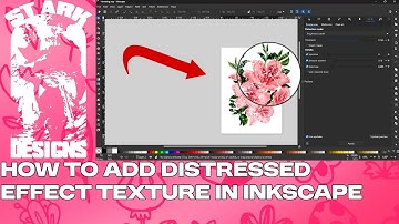 How to add distressed effect in inkscape