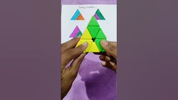 pyramid Cube Solve In Magic Tricks #shorts #ytshorts #rubikscube #cube