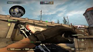 Overpass B bombsite nade spots | CS:GO Tutorial