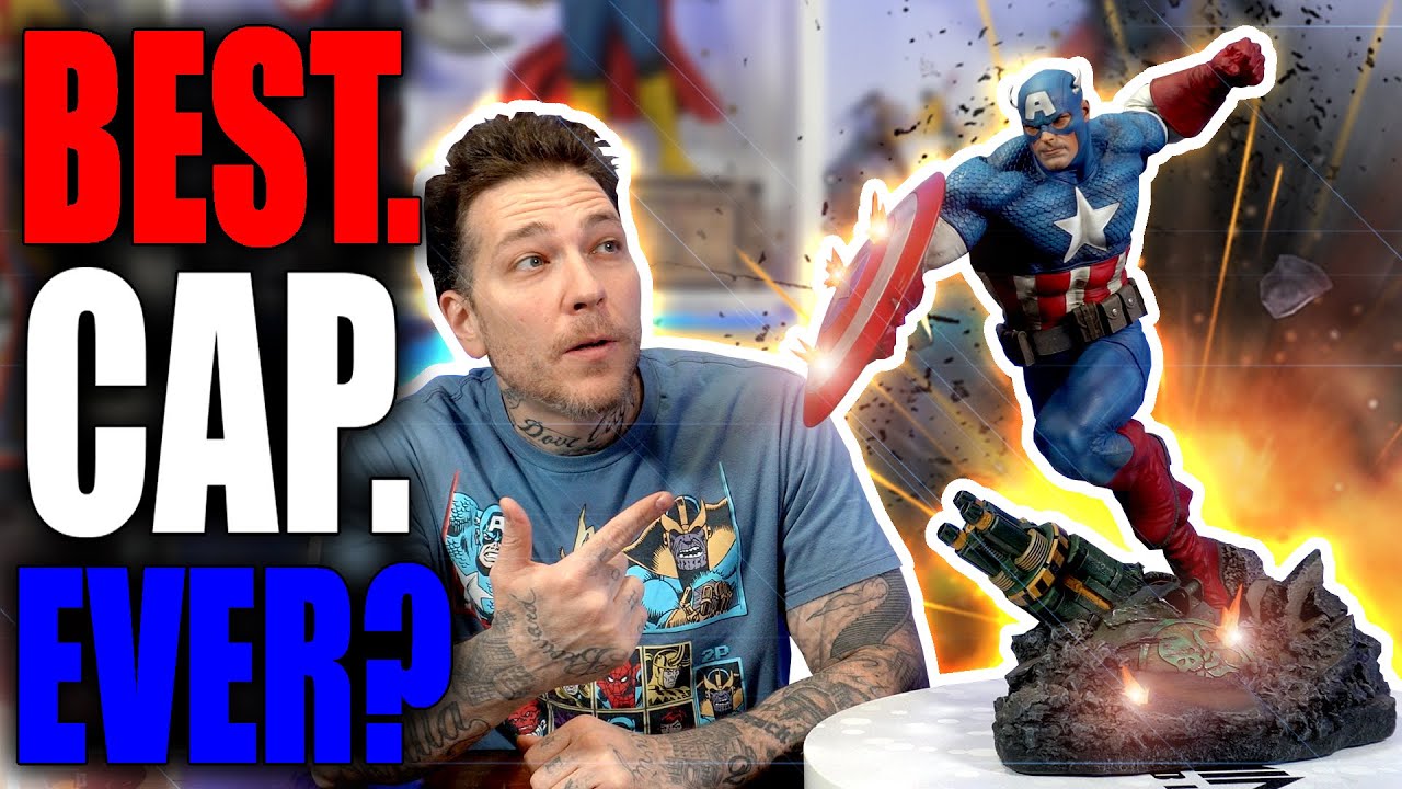 New CAPTAIN AMERICA Premium Format Statue Unboxing & Review | SIDESHOW COLLECTIBLES 💎