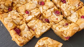 White Chocolate Raspberry Blondies Squares the ultimate treats for any occasion by VARGASAVOUR RECIPES  1,071 views 1 month ago 4 minutes, 53 seconds