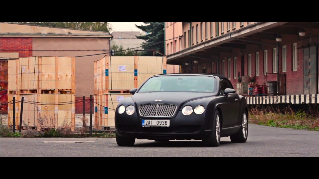 Folie na auto - Bentley GT Cabrio Black Matt wrap car - celopolep