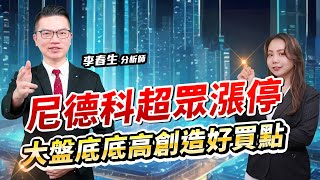 李春生(Leo)【股民當家】20240426／尼德科超眾攻漲停 大盤底底高創造好買點