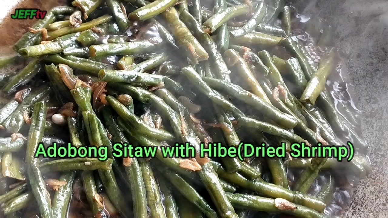 EP55 Adobong Sitaw with Hibe (Dried Shrimp) Buhay Probinsya