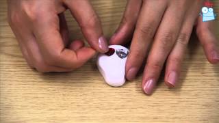 How to make a clay halloween skull brooch
