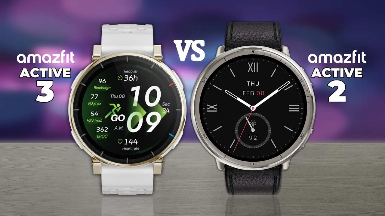 Amazfit Active 3 Premium vs Active 2 Round