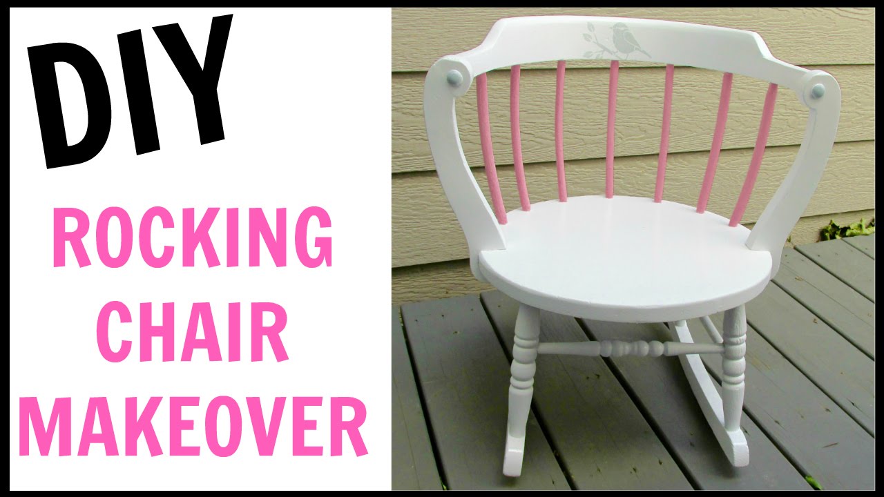 Garbage To Gorgeous Episode 12 Little Girl Rocking Chair Makeover Garbage To Gorgeous Episode 12 Little Girl Rocking Chair Makeover Diy Craft Klatch How