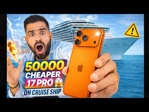 50,000 CHEAPER iPhone 17 Pro 😱Cruise Ship Secret Revealed 🚢🤫